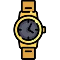 Yellow watch icon