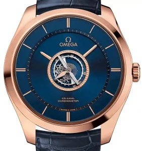 Blue dial of the watch