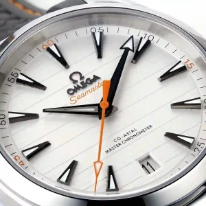 white dial of the watch