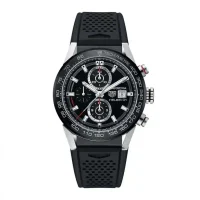 TAG Carrera Black Rubber Replica