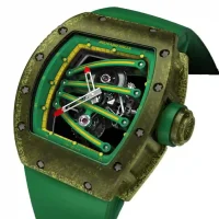 transparent dial of the Richard Mille RM 59-01 Tourbillon Yohan Blake Replica