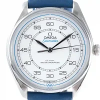 white and numerals dial of the Omega Olympic Watch Replica