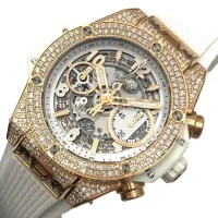 diamond bezel of the Hublot Big Bang Rose Gold Replica