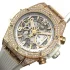 diamond bezel of the Hublot Big Bang Rose Gold Replica