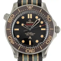 black and stick dot dial of the Omega 8806 Replica