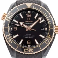 black stick and numerals dial of the Omega Seamaster Ceramic Replica