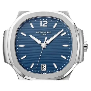 Blue dial of the watch