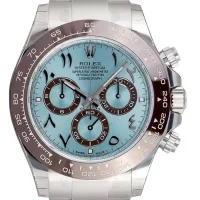 ıce blue and arabic numerals dial of the Rolex Daytona Ice Blue Arabic Dial Replica