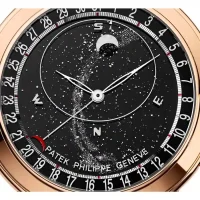 Black and numerals dial of the Patek Philippe 6102R Replica