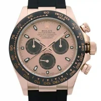 rose gold and stick dot dial of the Rolex Daytona Rose Gold Replica