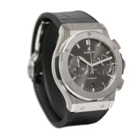 steel case and bezel of the Hublot Racing Grey Replica