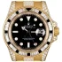 black and stick dot dial of the Rolex GMT-Master Gold Replica