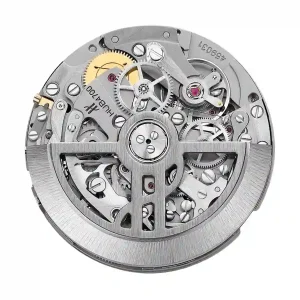 mechanism view of the watch