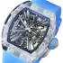 Transparent view of the Richard Mille sapphire Replica