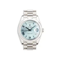 stainless steel case of the Rolex Oyster Day-Date 228206 Replica