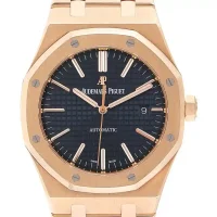 black and stick dial AP 15500 Rose Gold Replica