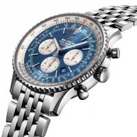 steel bezel of the Breitling Navitimer B01 AB0127211C1A1B Replica