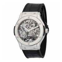 Steel bezel of the Hublot Skeleton Watch Replica