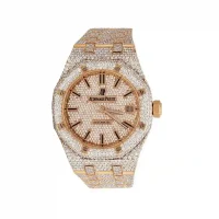 Ap Royal Oak Iced Out Gold Replica