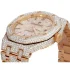 diamond bezel of the Ap Royal Oak Iced Out Gold Replica