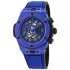 blue bezel of the Hublot Blue Watch Replica