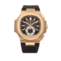 Patek Philippe Nautilus Rose Leather Replica