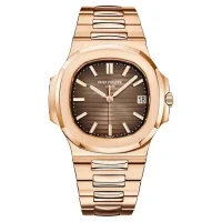 Patek Philippe Nautilus Rose Black Dial Replica