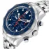 blue bezel of the Omega 300m Chronograph Replica