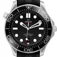 black and stick dot dial of the Omega Seamaster Master Replica