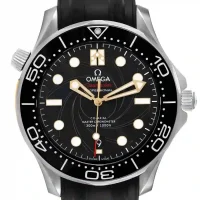 black and stick dot dial of the Omega Master Chronometer Replica