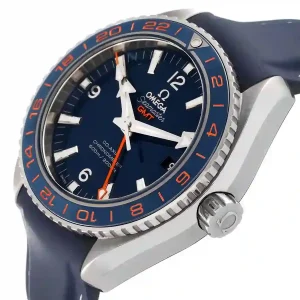 blue dial of the watch