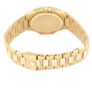 gold case of the watch