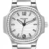 white and stick dial of the Patek 7118/1200A Unworn Replica