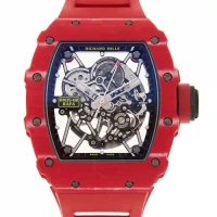 skeleton dial of the RM3502 Red Replica