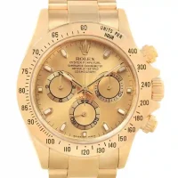 champagne and stick dot dial of the Rolex Daytona Gold Replica