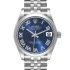 blue and roman numerals dial of the Rolex Midsize Datejust Replica