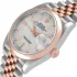 The Two Tone Datejust 36 Replica imn rose gold and steel color