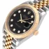 yellow gold bezel of the Rolex Diamond Jubilee Replica