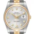 Silver Diamond Rolex Grey Dial and Gem of the