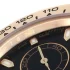 black dial close view of the Rolex Daytona Yellow Gold Replica