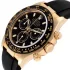 black bezel of the Rolex Daytona Rubber Strap Replica