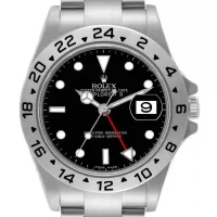 black dial of the Vintage Rolex Replica