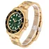 side view of the Rolex Gmt Green Dial Replica