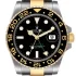 black and stick dot dial of the Rolex Gmt Two Tone Replica