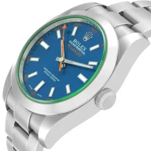 Blue Dial of the watch 