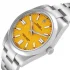 close view of the Fake Rolex Oyster Perpetual Yellow Replica