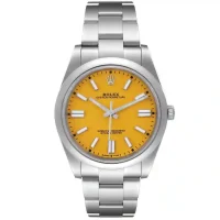 Fake Rolex Oyster Perpetual Yellow Replica