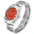 side view of the Rolex Oyster Perpetual Red Dial 126000 Replica