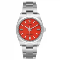 Rolex Oyster Perpetual Red Dial 126000 Replica