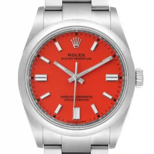 Red Dial of the watch